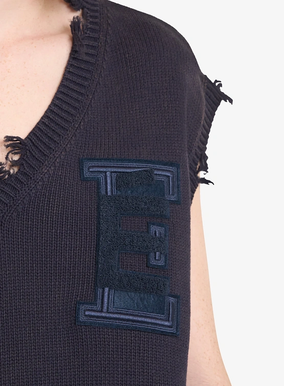 Жилет Études Short Sleeves V-neck Navy