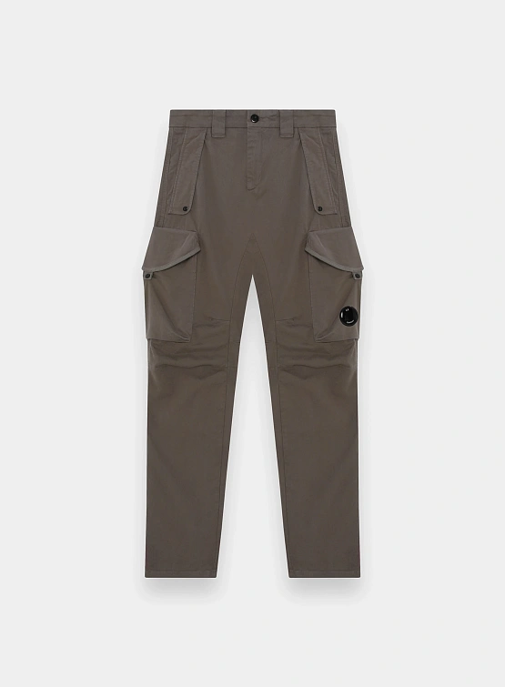 Брюки C.P. Company Stretch Sateen Ergonomic Lens Walnut