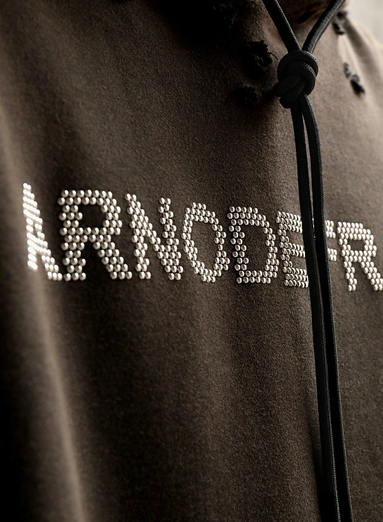 Худи ARNODEFRANCE Mega 'ARNODEFRANCE STUDS' Brown