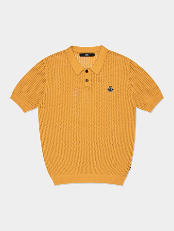 Рубашка LMC Mesh Knit Polo Shirt Mustard