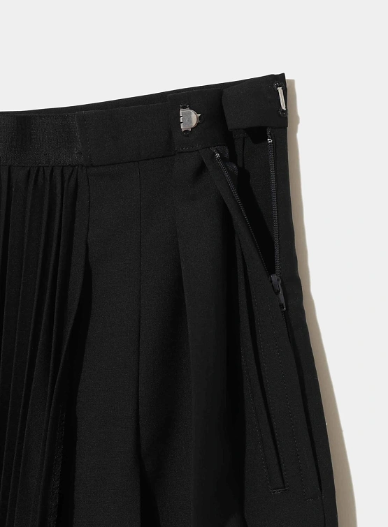 Женская юбка UNDERCOVER Pleated Skirt Side Zipper Black
