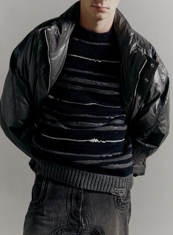 Пуховик System Goose Down Jumper Dark Grey