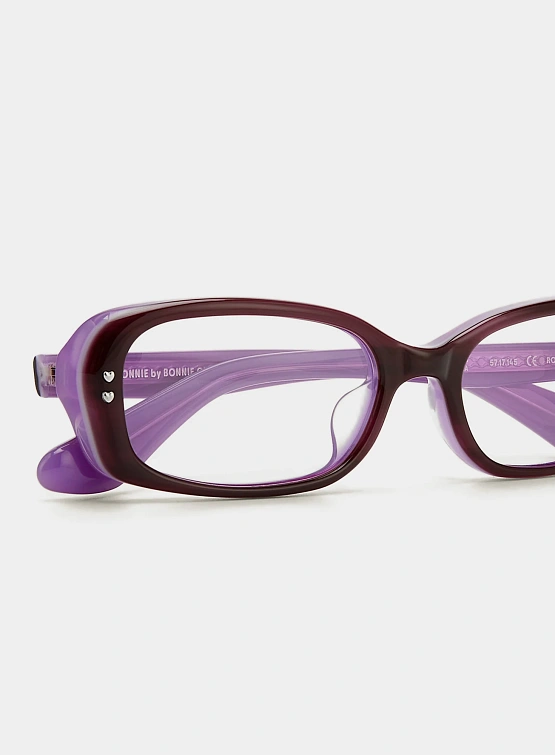 Очки Bonnie Clyde Rodeo Purple & Clear Lens