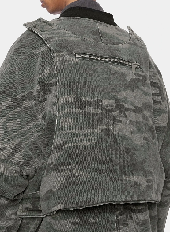 Бомбер ARNODEFRANCE Camo Bomber Woodland