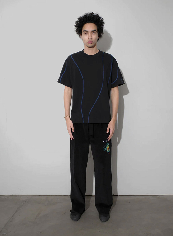 Футболка Jungles Jungles Overlock Stitch Tee Black