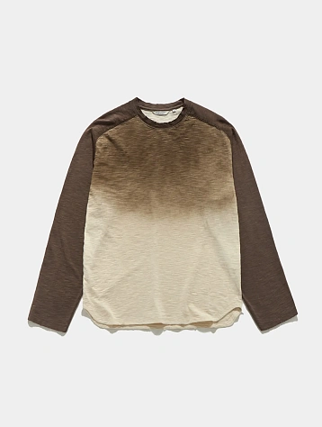 Лонгслив EASTLOGUE Wandarer Raglan Brown/Cream