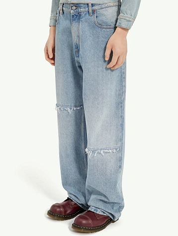 Джинсы MM6 Maison Margiela Five Pocket Blue