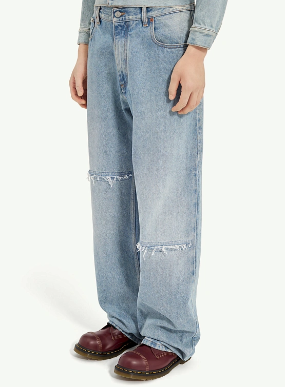 Джинсы MM6 Maison Margiela Five Pocket Blue