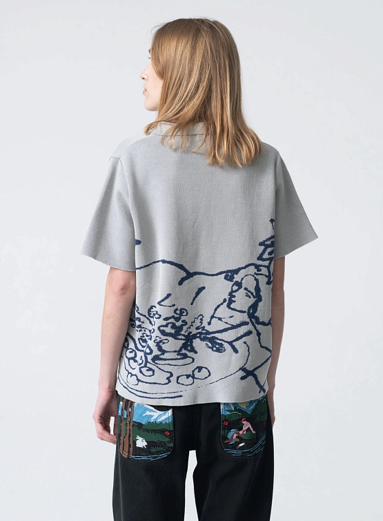 Рубашка Carne Bollente Tits Time Grey