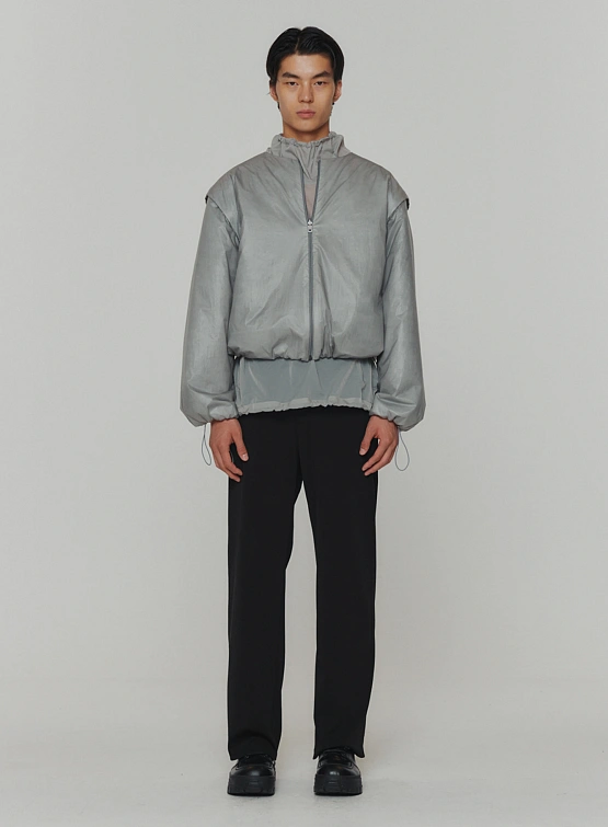 Куртка-трансформер AMOMENTO Mens Detachable Grey