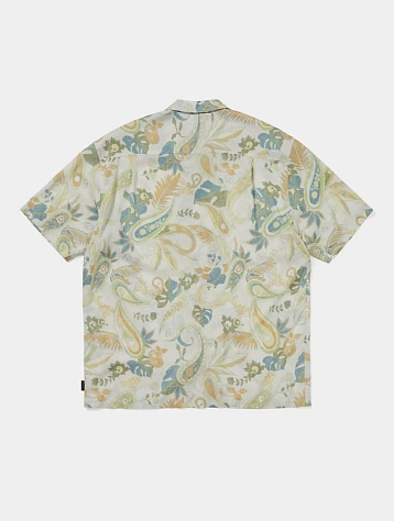 Рубашка thisisneverthat Weird Paisley S/S Shirt Ivory