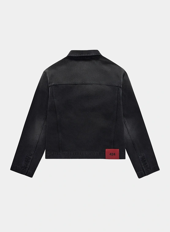 Джинсовая куртка 424 Denim Trucker Skou Llight Black