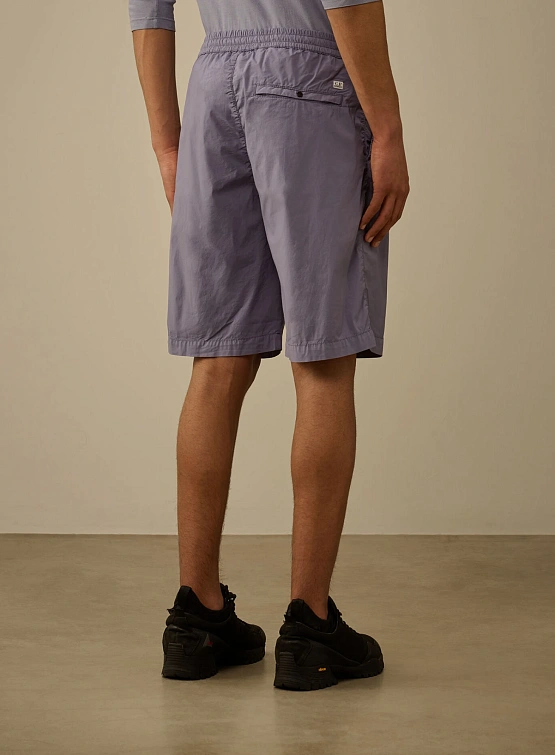 Шорты C.P. Company 50 Fili Stretch Cargo Lens Lavander Violet