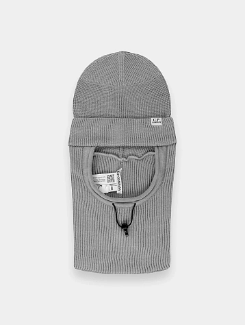 Балаклава C.P. Company Re-Wool Beanie Moon Melange