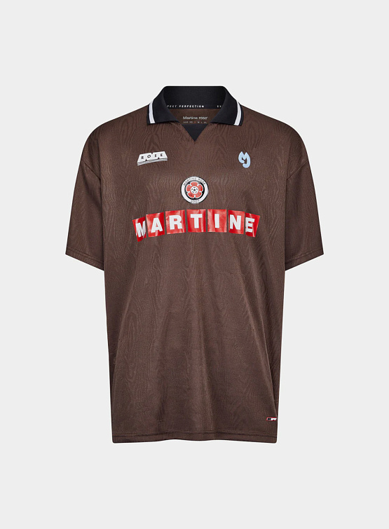 Джерси Martine Rose Football Top Brown