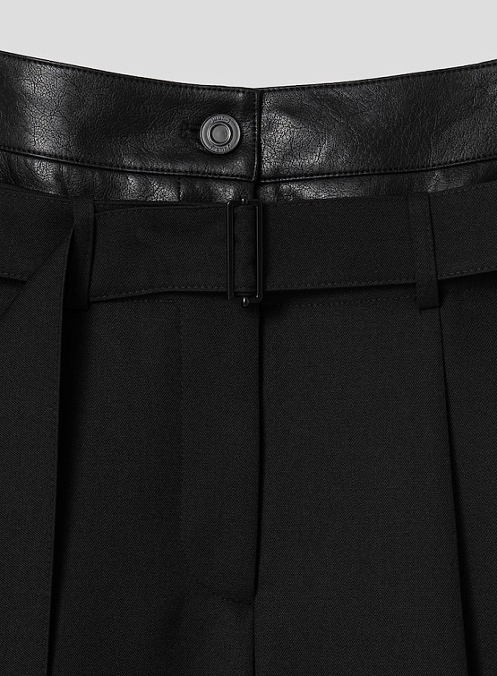 Женские брюки JUUN.J Double Waisted Pants Black