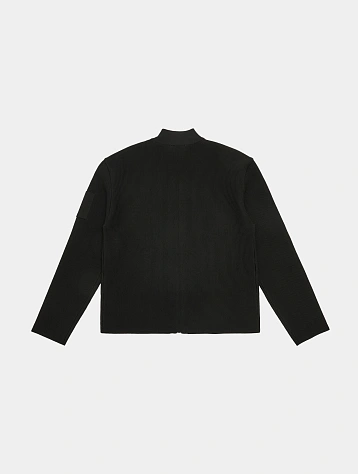 Кардиган AMOMENTO Mock Neck Zip-Up Black