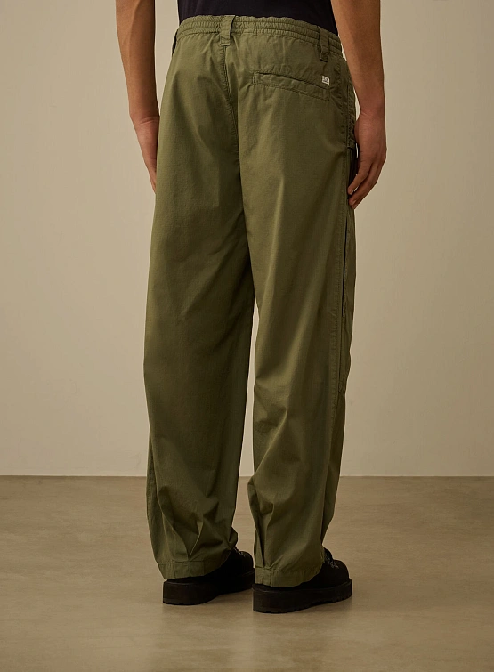 Брюки C.P. Company Cotton Rip Stop Loose Thyme Green