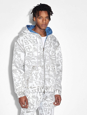 Зип-худи Ksubi Kollage Zip Hoodie Icey