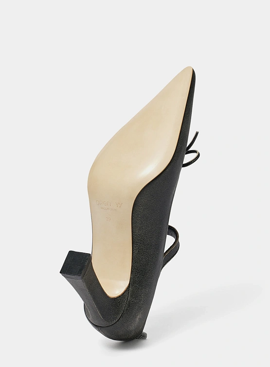 Женские Туфли OPEN YY Buckle Pointy Heels Grey