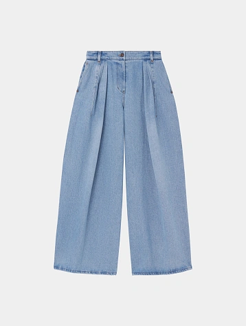 Женские джинсы EPINGLER Wide Tuck Denim Washed Blue