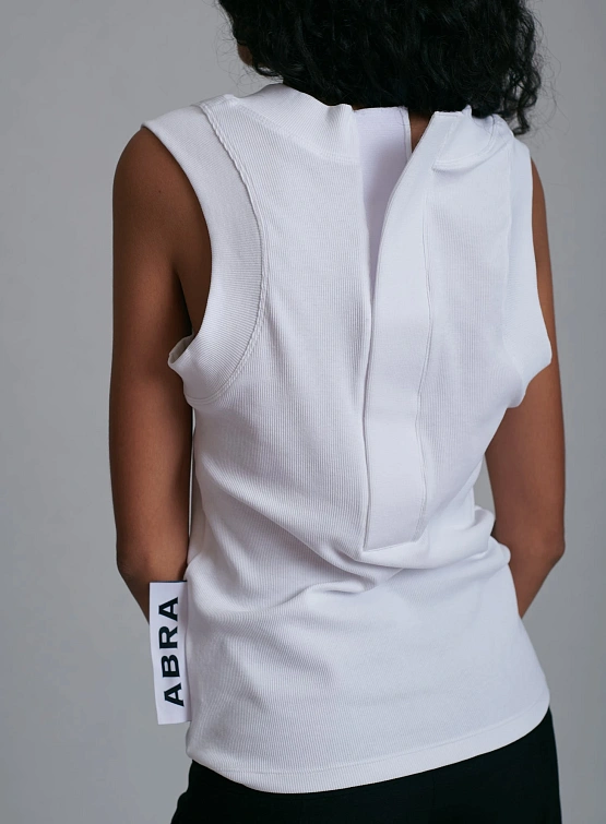Женский топ ABRA Toy Tank Top White
