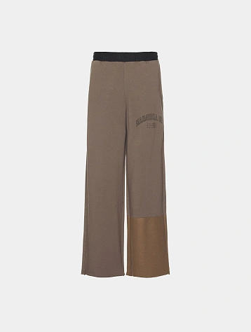 Брюки MM6 Maison Margiela Logo Banding Brown