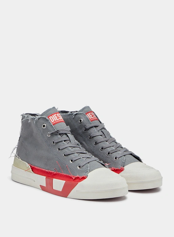 Кеды Diesel S-D-Verse Mid Grey/Red