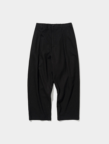 Брюки Uniform Bridge One Tuck Linen Black