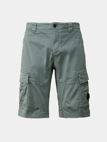 Шорты C.P. Company Stretch Sateen Cargo Stormy Weather