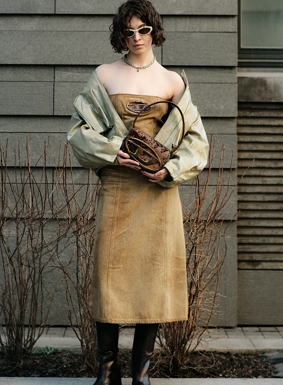 Очки Bonnie Clyde Skinny Dip Light Yellow & Olive Lens