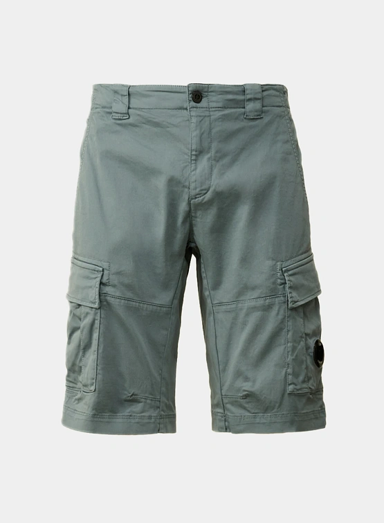 Шорты C.P. Company Stretch Sateen Cargo Stormy Weather