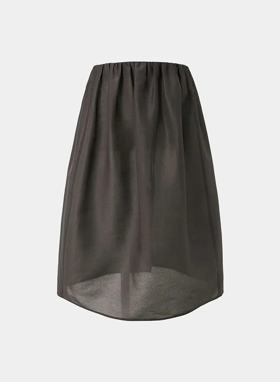 Женская юбка AMOMENTO Shirring Organza Charcoal