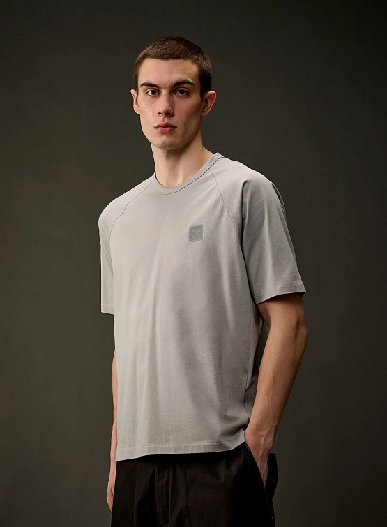 Футболка C.P. Company The Metropolis Series Mercerized Limestone