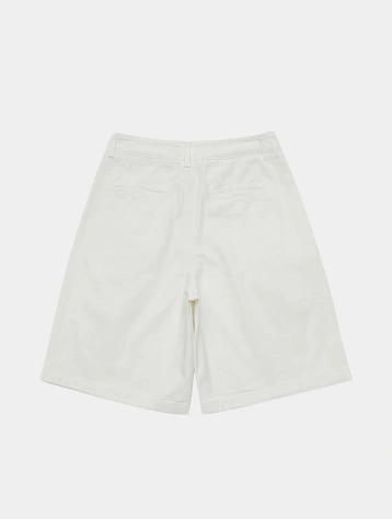 Шорты AMOMENTO Cut-Out Pocket Denim White