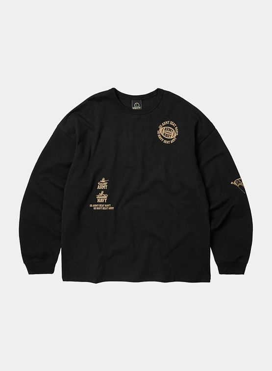 Лонгслив FrizmWORKS Army-Navy Game L/S Black