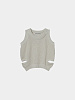 Женский топ Open YY Cut-Out Knit Cape Beige