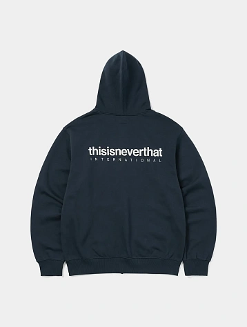 Зип-худи thisisneverthat INTL. Logo Zip Up Navy