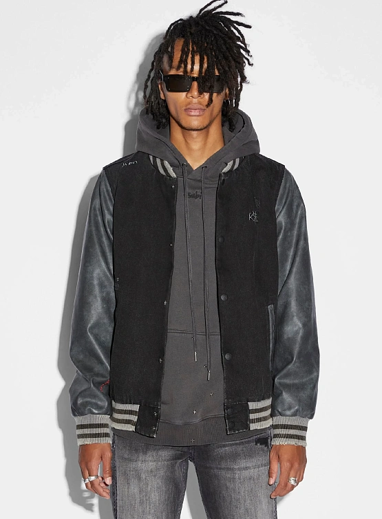Бомбер Ksubi Skribed King Jacket Black