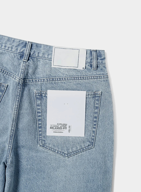 Шорты thisisneverthat Washed Denim Short Washed Blue