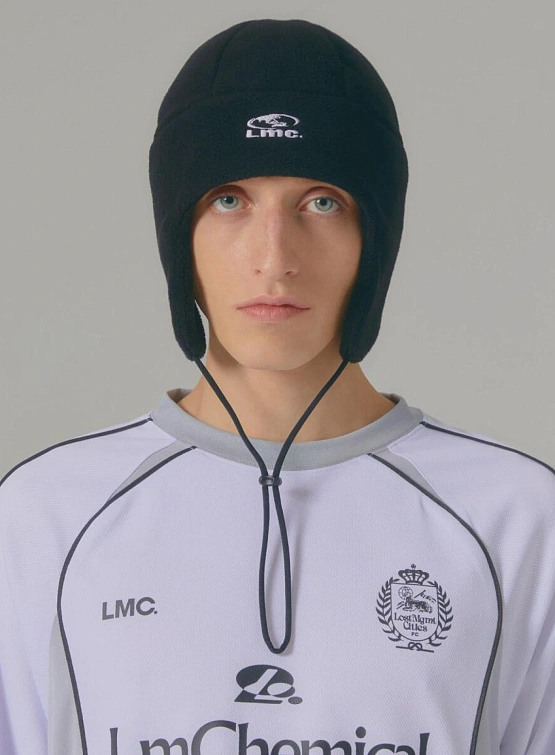 Шапка LMC Oval Globe Fleece Earflap Beanie Black