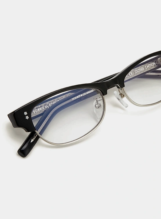 Очки Bonnie Clyde Closed Caption Black & Clear Lens