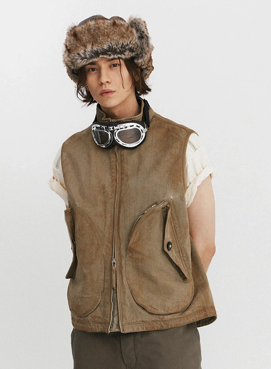 Жилет EASTLOGUE Deck Vest Washed Khaki