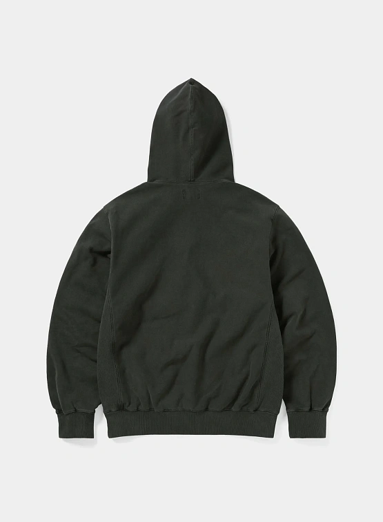 Худи thisisneverthat Overdyed Embroidery Charcoal