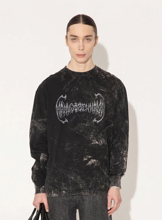 Лонгслив Han Kjøbenhavn Boxy Long Sleeve Faded Black