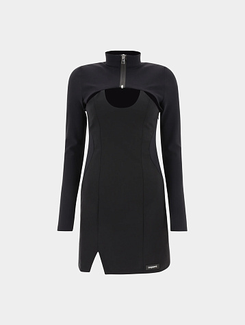 Женское платье Coperni Hybrid Tailored Dress Black