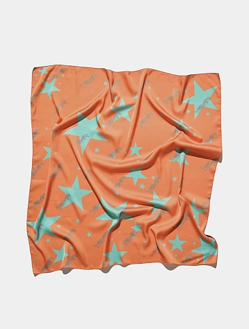 Платок Siniy Vsadnik Stars Scarf Orange/Blue/Grey