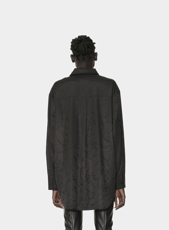 Женская рубашка Han Kjøbenhavn Jacquard Shirt Black