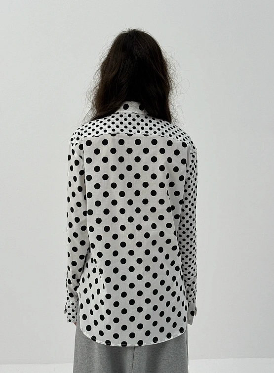 Рубашка Siniy Vsadnik Doubledots++ Shirt White/Black