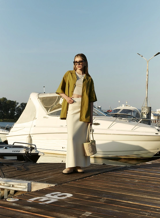 Сумка Lemels Shopper Large Knit Beige